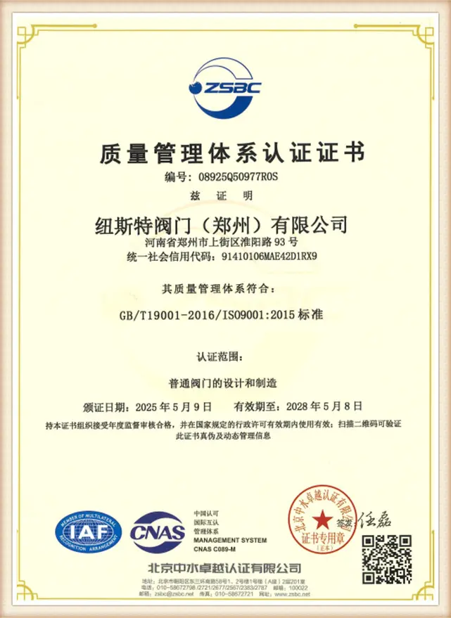 NST-ISO-9001-Chinese